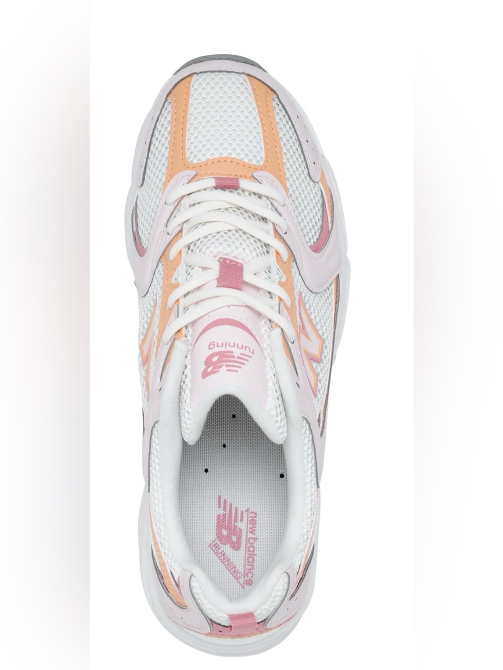 New Balance 530 Pink & Orange (pristine; maybe worn twice) - Picture 4 of 7